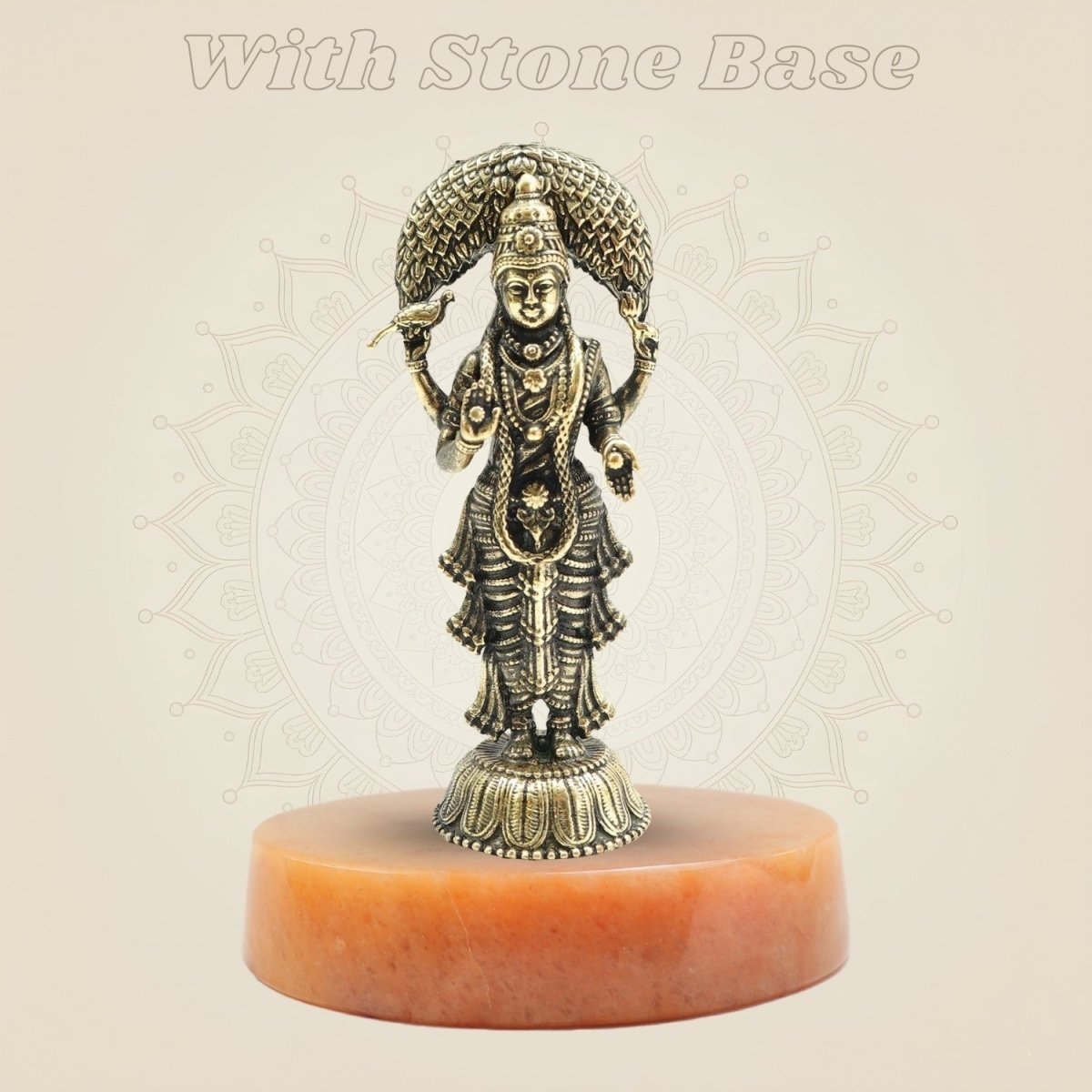 3.25" Superfine Vasavi Kanyaka Parameshwari Devi Idol - Pure Brass Temple Murti - Luxeartisanship