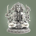 Brass Silver Panchmukhi Hanuman Idol