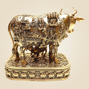 Brass Kamdhenu Cow