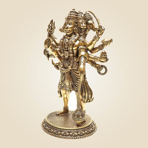 Brass Panchmukhi Hanuman