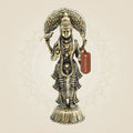 3.25" Superfine Vasavi Kanyaka Parameshwari Devi Idol - Pure Brass Temple Murti