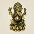 3" Lord Ganesha Bronze Idol – Auspicious Divine Murti for Mandir