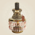 Brass Shiva Lingam on Chowki Suitable for Home Temple Use 9"