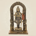 Ram Lalla Brass Idol – 7.75" Handcrafted Symbol of Divinity, Pure Brass Murti for Mandir