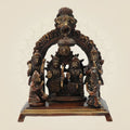 Handcrafted Ram Darbar Brass Statue 6.5" – Elegant Temple & Living Room Décor