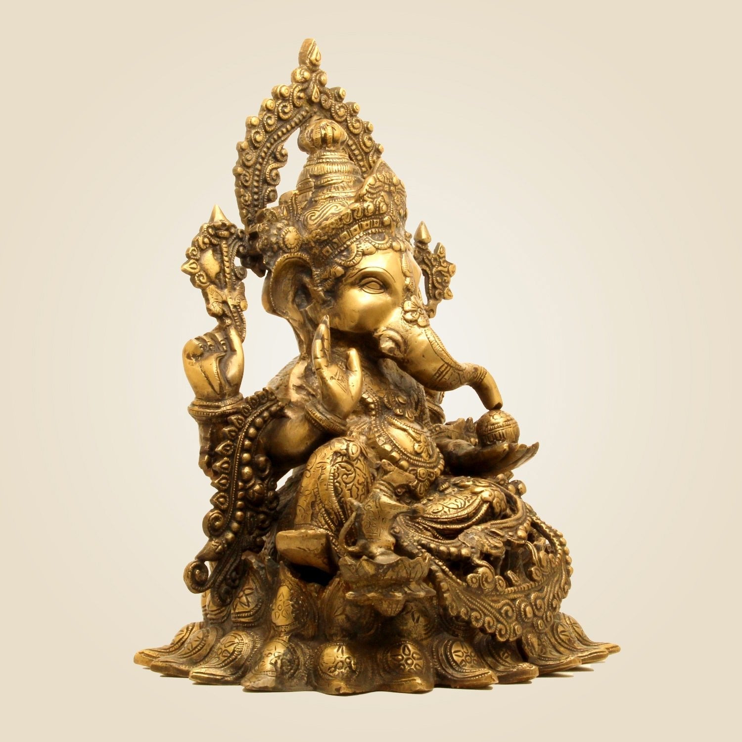 Brass Ganesha Idol