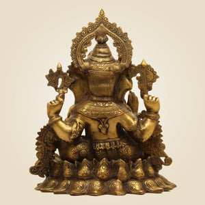 Brass Ganesha Idol