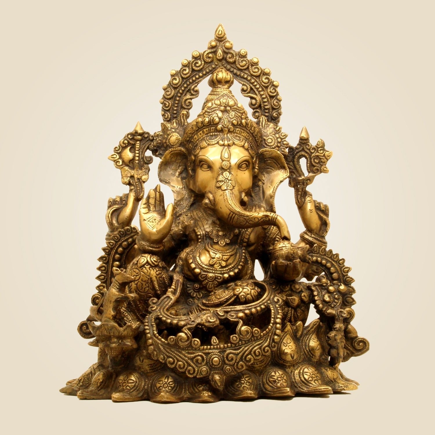 Brass Ganesha Idol