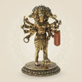 Brass Panchmukhi Hanuman Idol 4.75" – Powerful Protection & Divine Strength