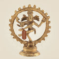Nataraja Idol in Pure Brass Handcrafted Small Size 4" Divine Decor Statue