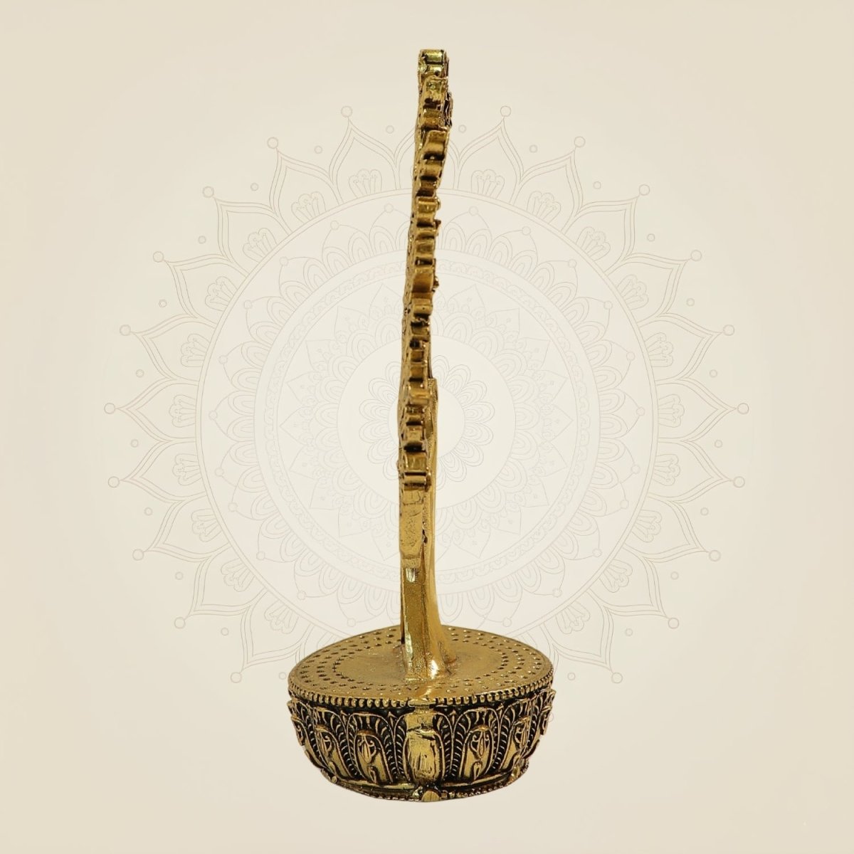 6" Brass Kalpavriksha Tree of Life Decor – Prosperity & Positive Energy Showpiece - Luxeartisanship