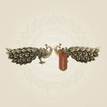 2" Brass Peacock Pair - Fine Modern Art Decorative Collectible