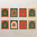 12" Wall Frame with Ashtalakshmi Set – Wooden Art for Pooja, Vastu & Wealth