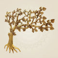 Handcrafted Brass Wall Tree Art 18" – Stylish Living Room Accent