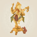 Multicolor Nritya Ganesha Idol 7.25″ – Handcrafted Brass Dance Form Statue
