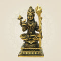 3.25" Goddess Kamakshi Bronze Idol – Tripura Sundari Murti or Lalita Devi