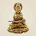 Lightweight Brass Annapurna Devi Idol – Superfine Handcrafted Statue for Puja & Décor 3.25"