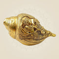 Vishvarupa Blowing Brass Shankh 2.5" – Spiritual Décor for Positivity