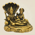 2.25" Bronze Lakshmi Narayana Idol – Divine Laxmi Vishnu Murti Set