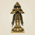 3.5" Bronze Hanuman Idol – Anjali Mudra Pose for Devotional Decor