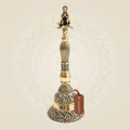Brass Hanumanji Hand Bell Big Size with Auspicious Detailing 8"