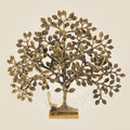 Tree of Life with Birds (Kalpavriksha) Pure Brass Artisan 11"- Handcrafted Decorative Symbol of Unity