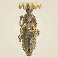 4" Sleeping Vishnu Idol on Sheshnag – Brass Ananta Shayana Murti