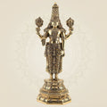 Tirupati Balaji Venkateshwara Idol 19" – Brass Vishnu Murti