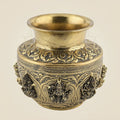 Kalash with Ashtalakshmi - 4.5" Pure Brass Superfine Lightweight Pooja Kalash for Ritual