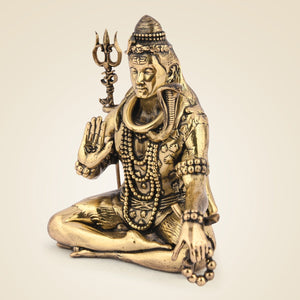 Pure Brass Lord Shiva