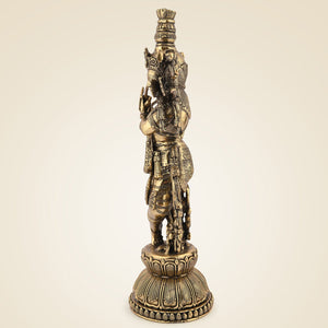 Brass Krishna Statue