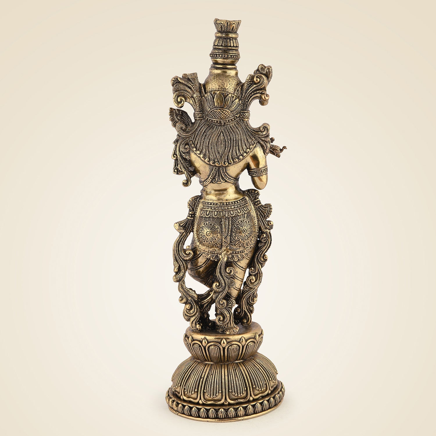 Brass Krishna Statue