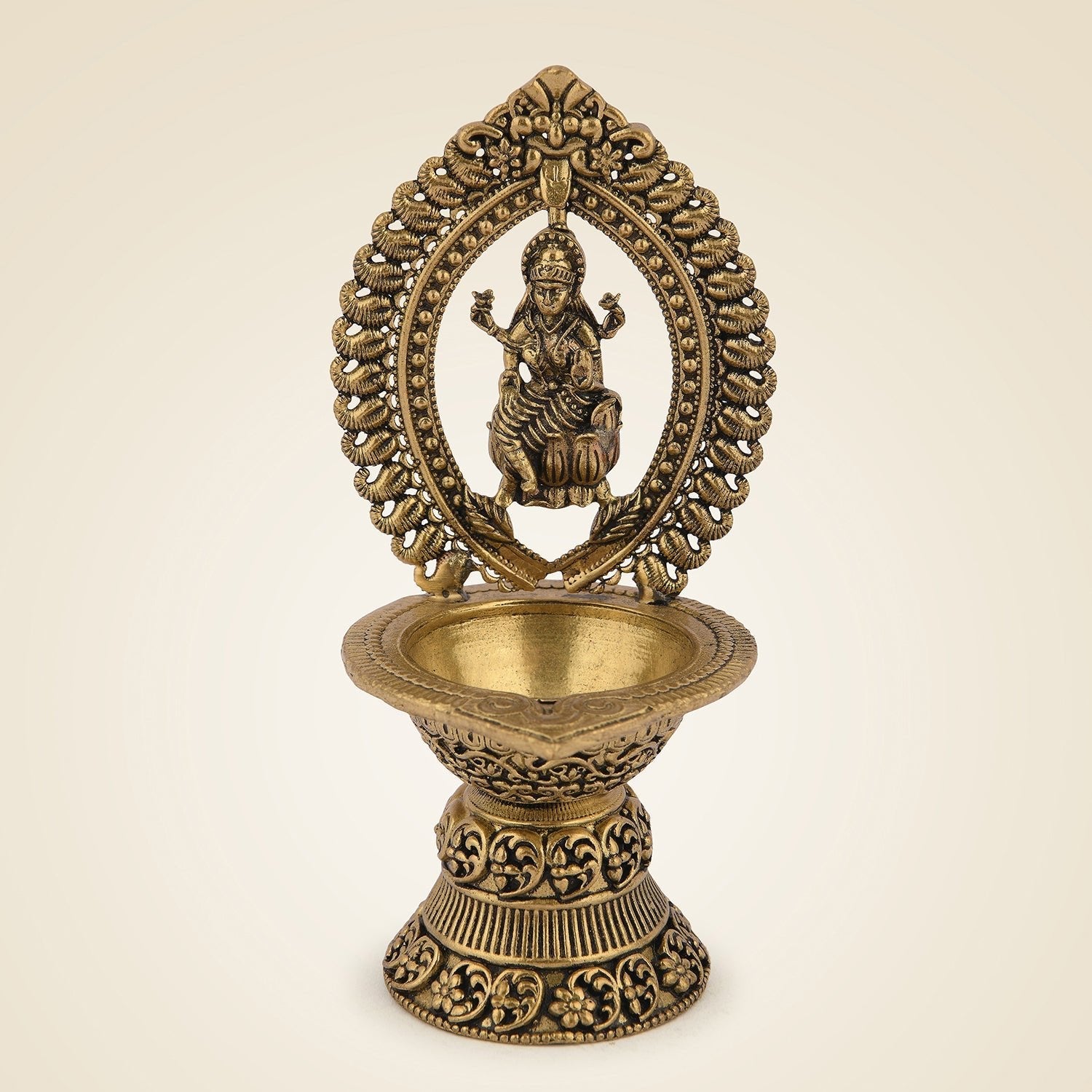 Pure Brass Lakshmi Mata Diya