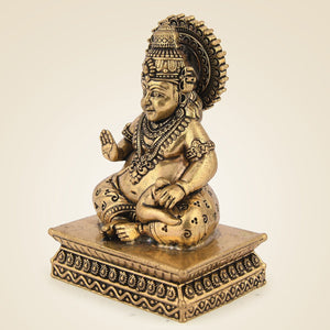 Pure Brass God Kuber