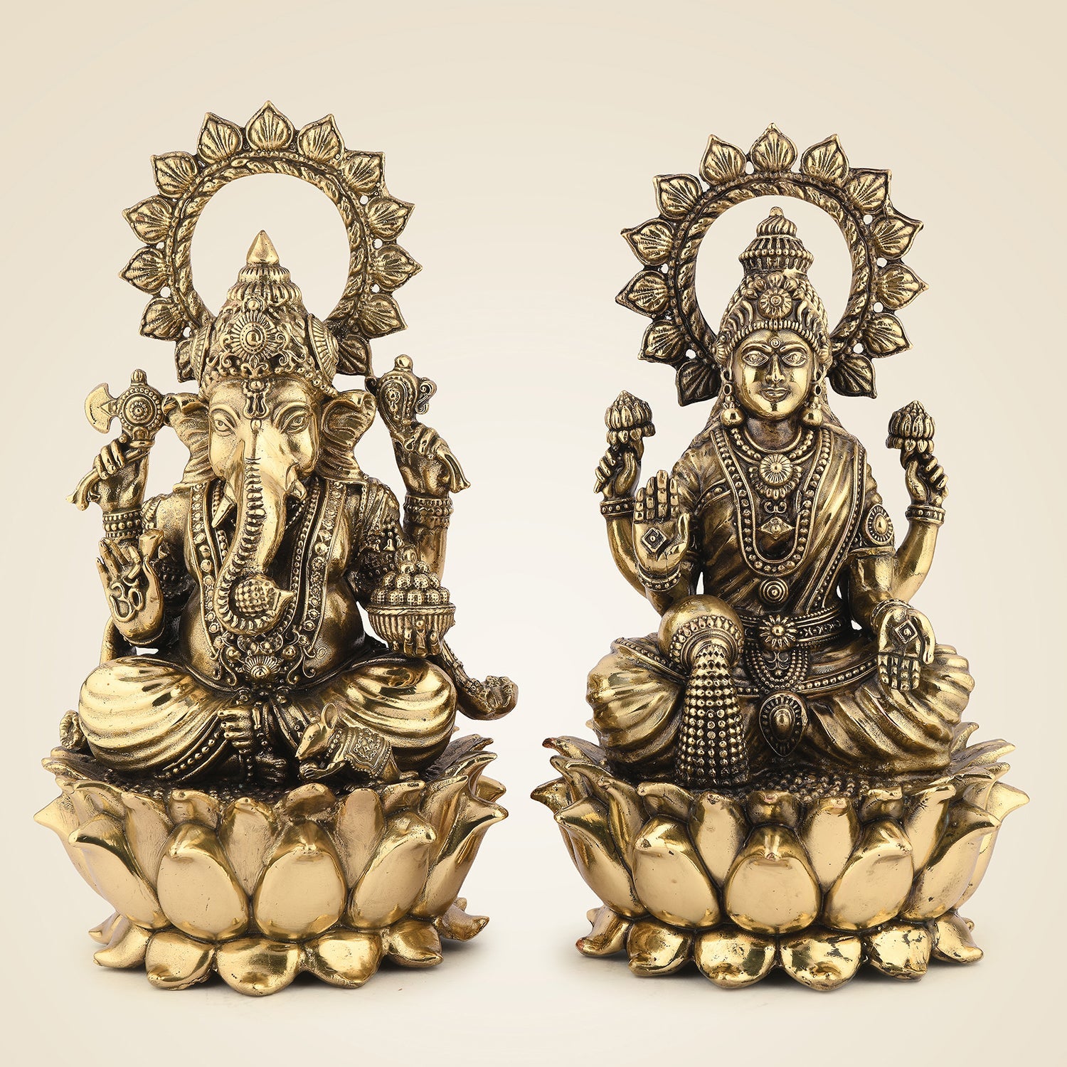 Brass Ganesh Laxmi