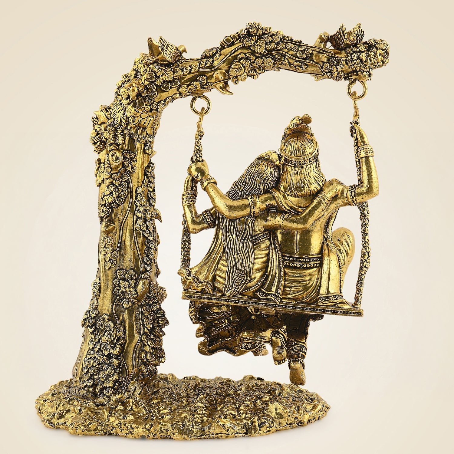Pure Brass Radha Krishna