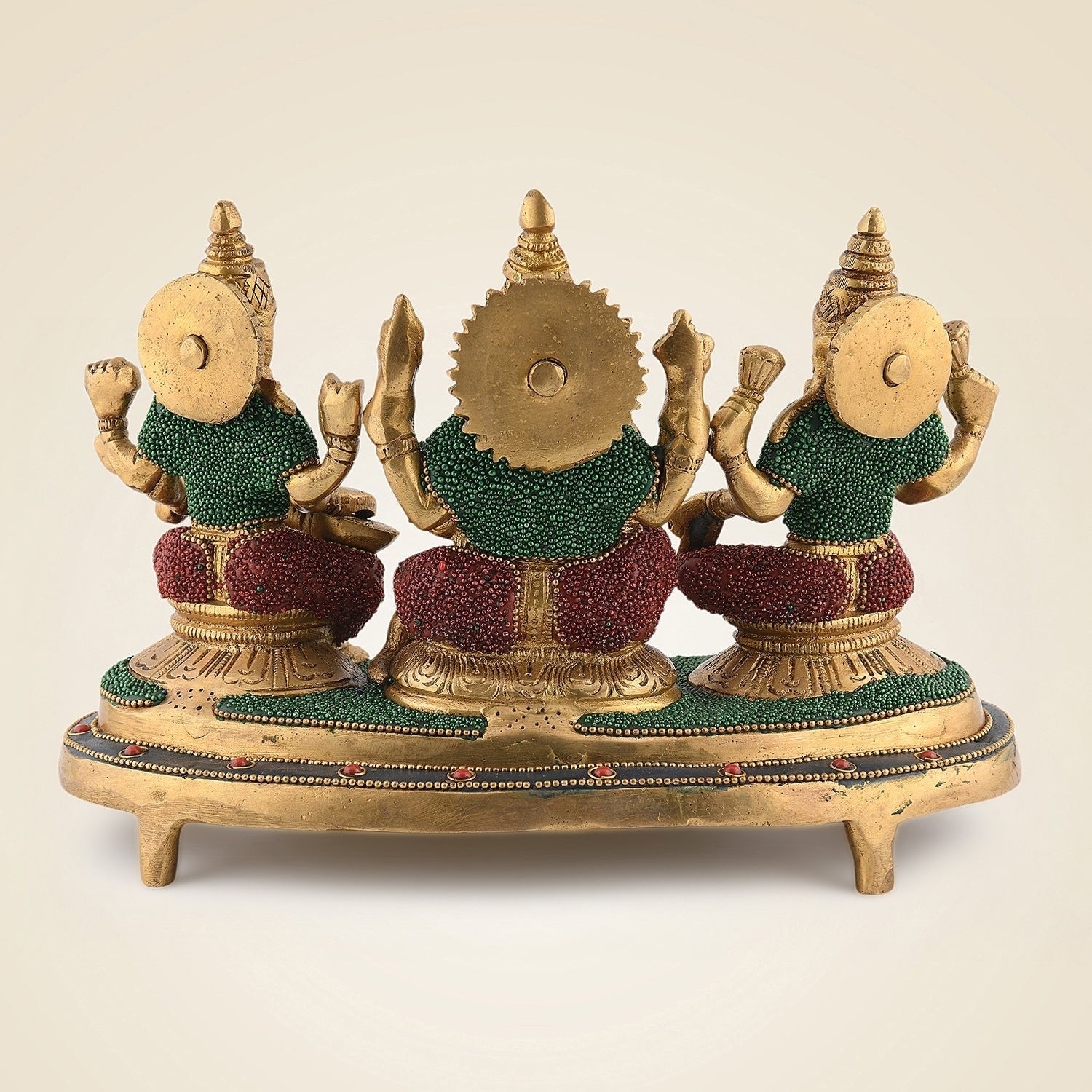 Pure Brass Laxmi Ganesh Saraswati