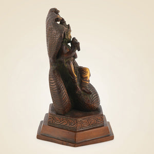 Pure Brass Vishnu