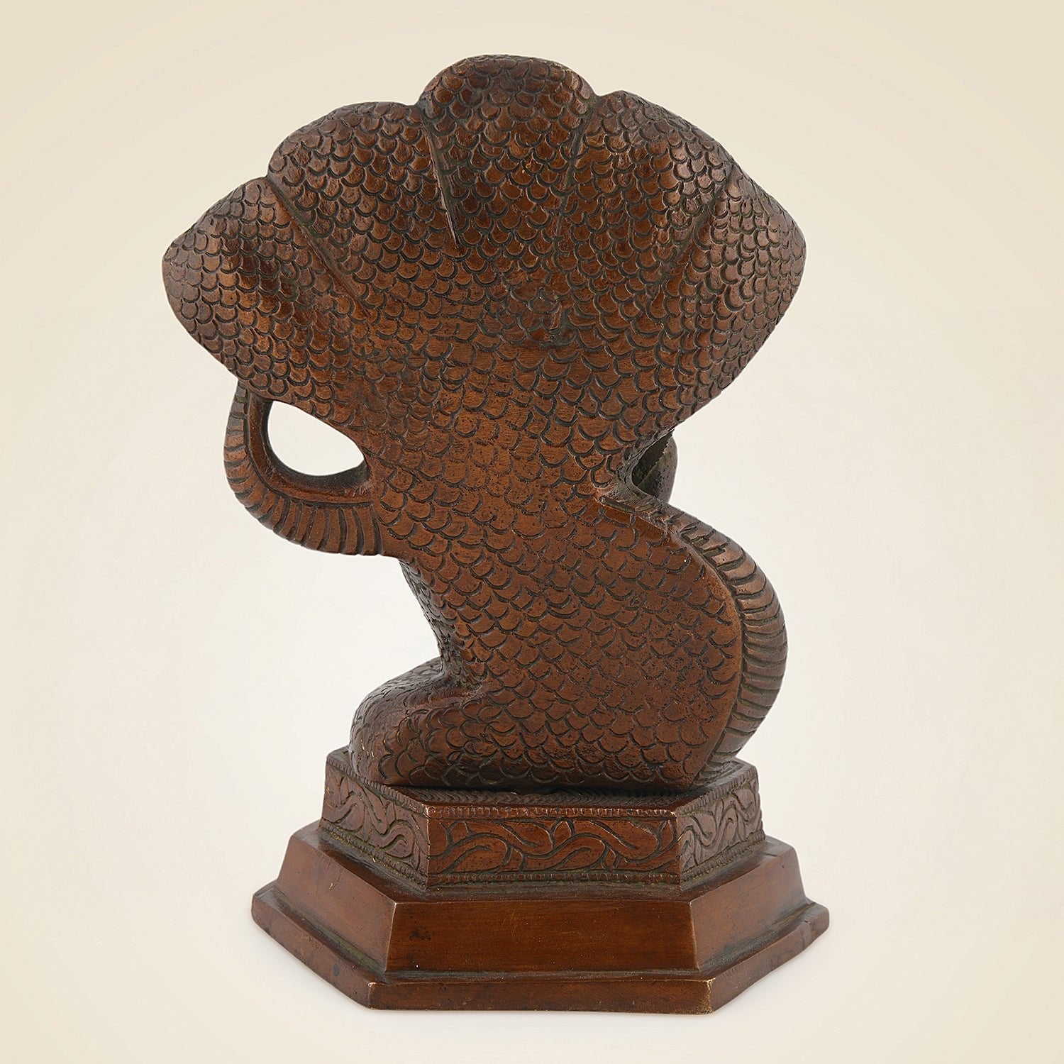 Pure Brass Vishnu