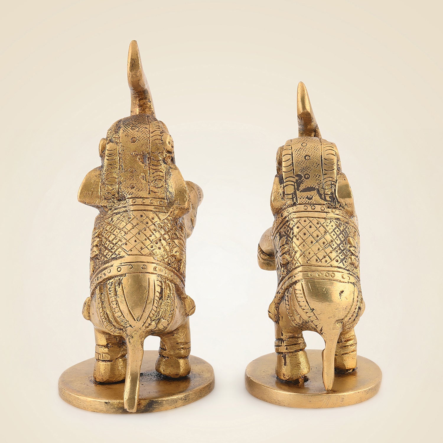 Pure Brass Jumping Elephant