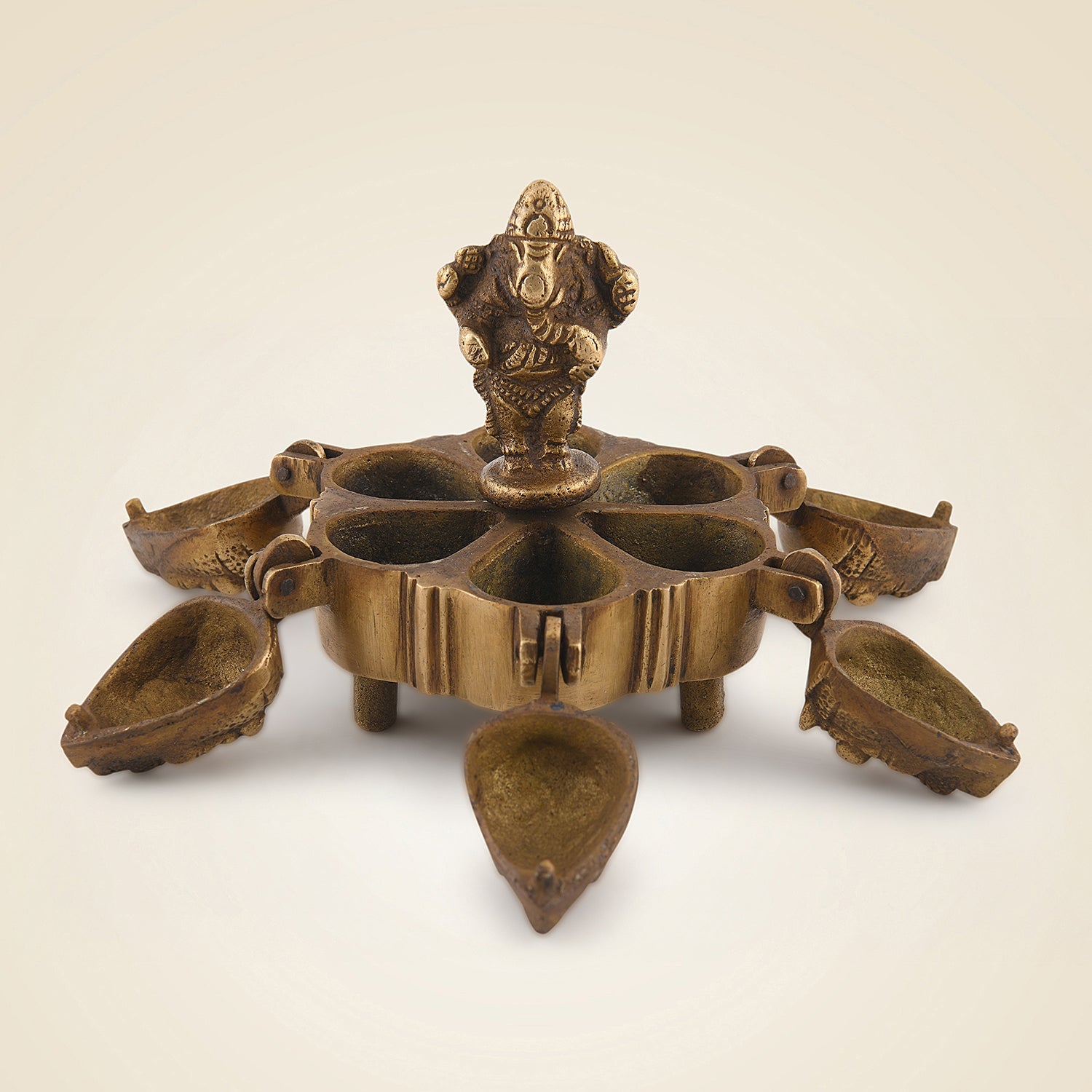 Pure Brass Kumkum Box