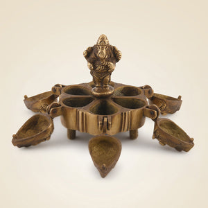 Pure Brass Kumkum Box