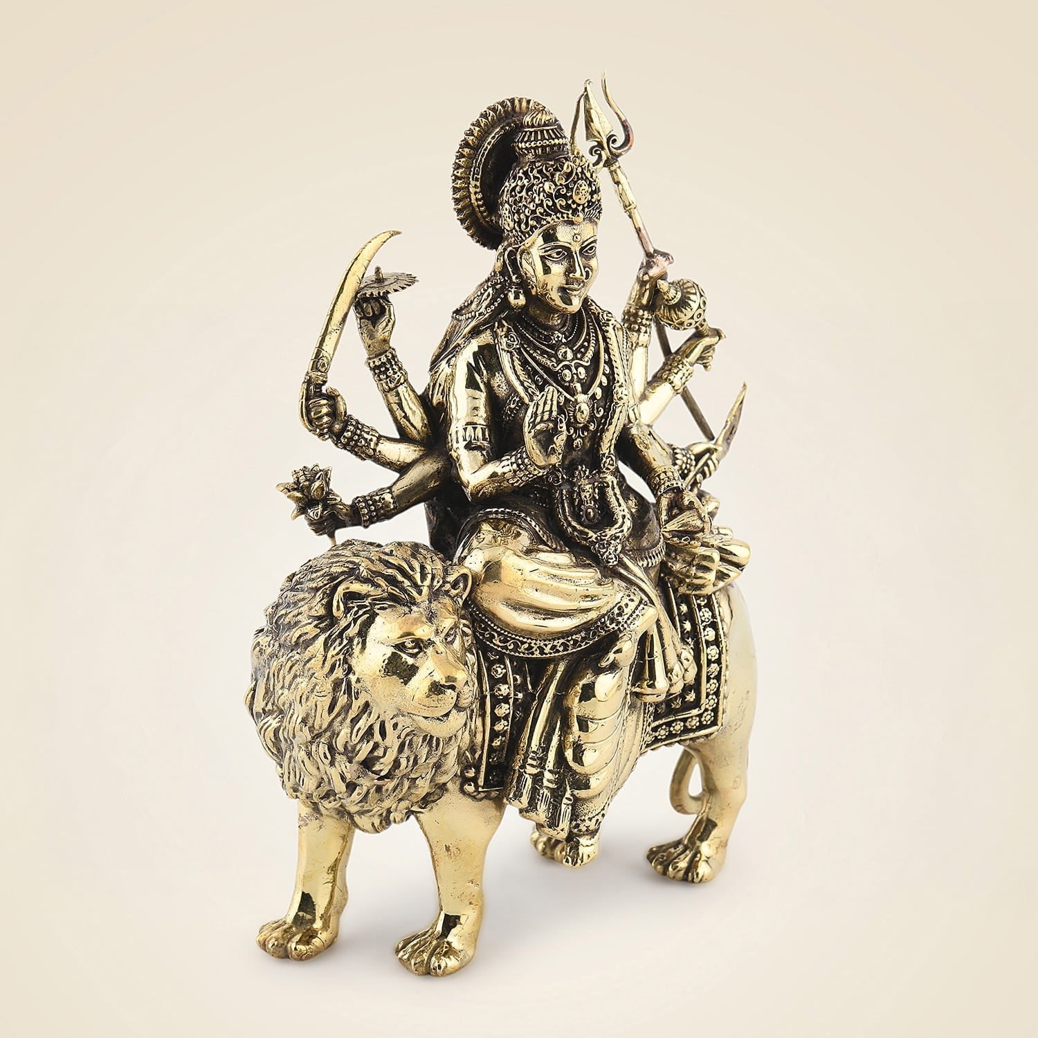 Brass Durga Mata