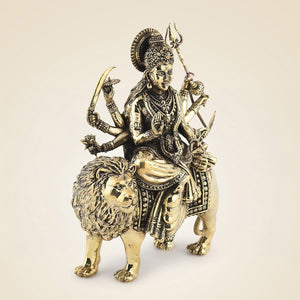 Brass Durga Mata