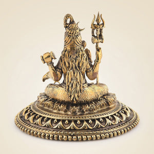 Brass Shiva