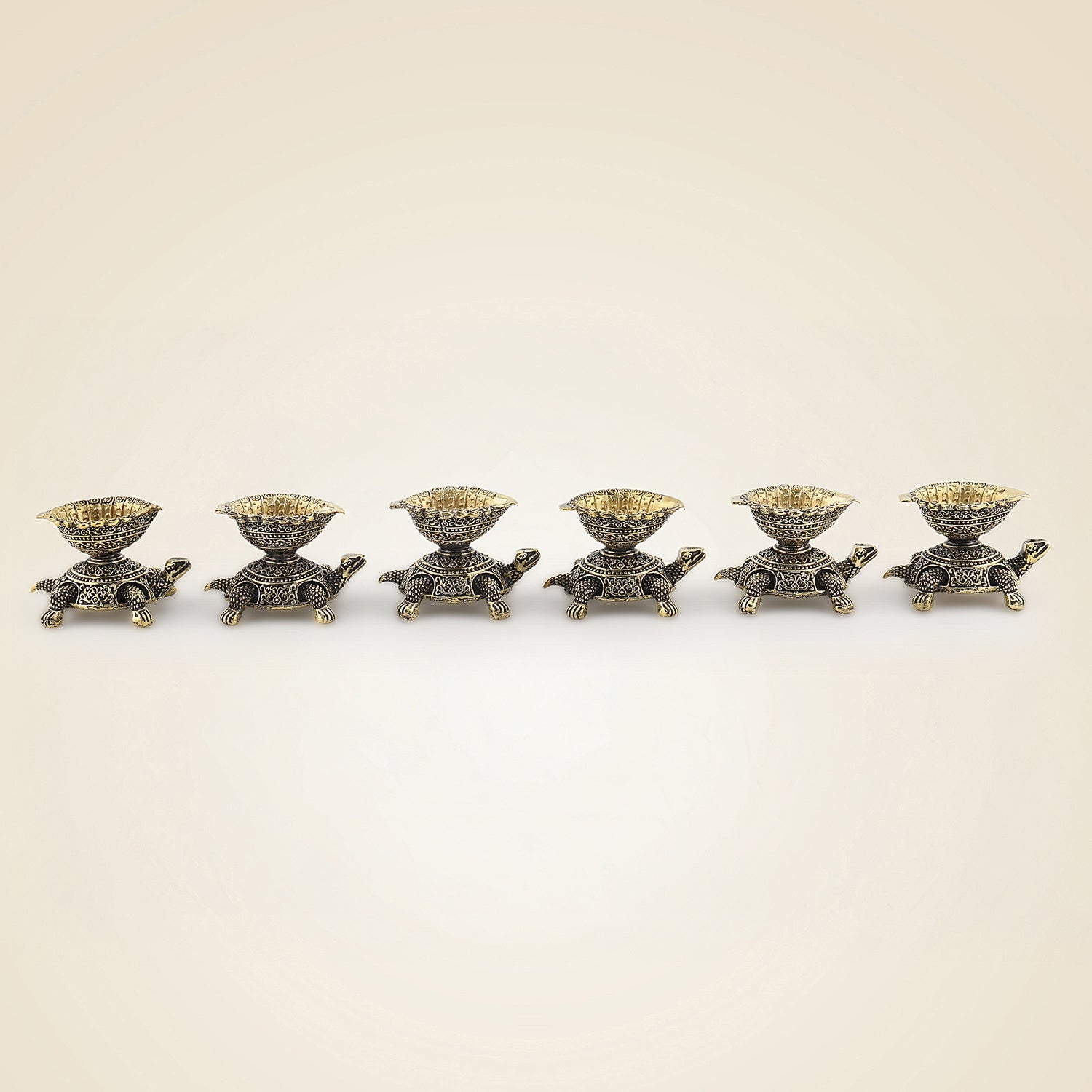 Brass Tortoise Diya