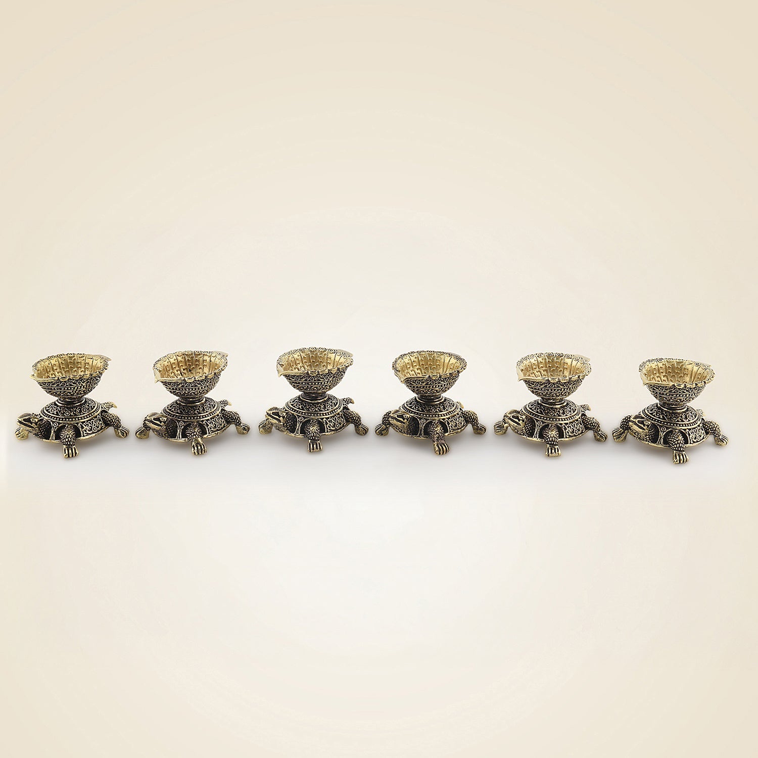 Brass Tortoise Diya