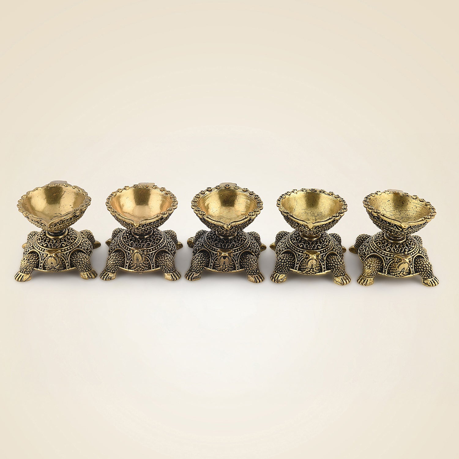 Brass Tortoise Diya