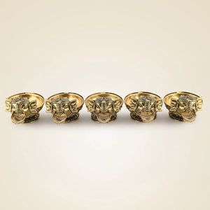 Brass Elephant Diya