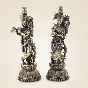 Brass Radha Krishna